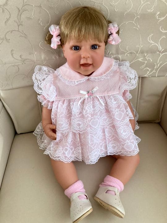 リーミドルトン LEE MIDDILTON リボーンドール 洗礼服 赤ちゃん人形