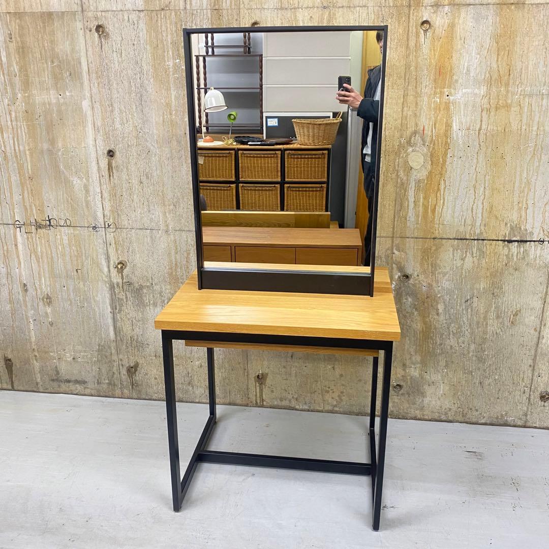 TOUGH DESIGN PRODUCT 天然木 両面ドレッサー 美容室ミラー