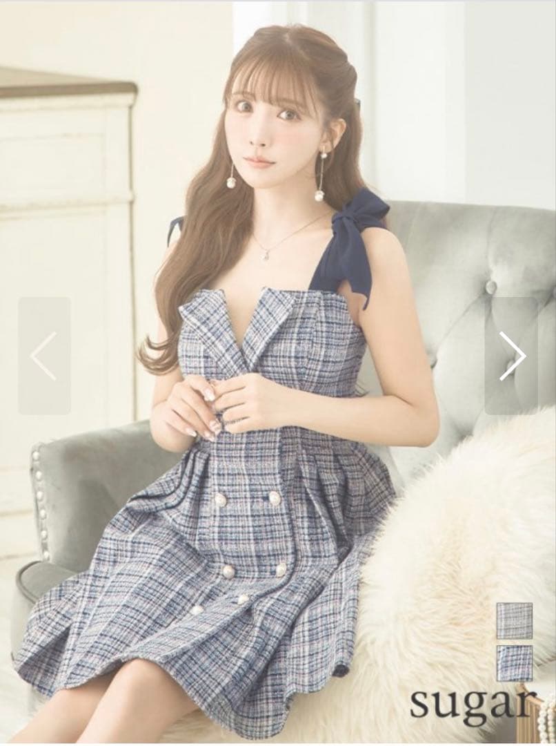 【定価27,500円】sugar現行キャバドレス　an 一条響ちゃん着用Sサイズ