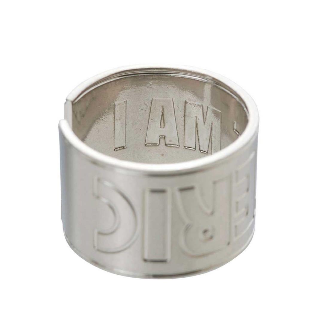 ヒステリックグラマー　ロゴ　リング　シルバーHYSTERIC GLAMOUR