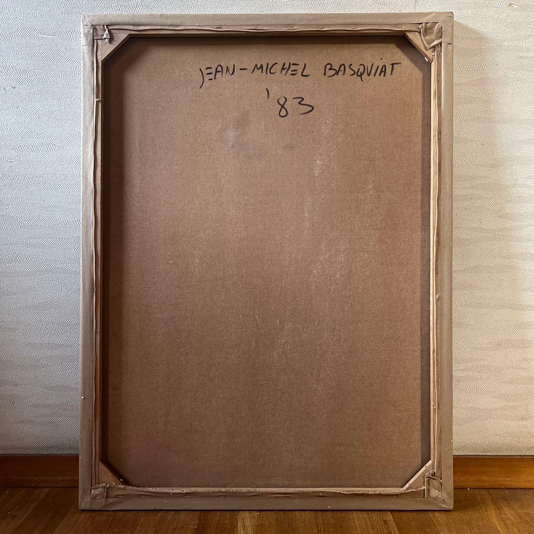 貴重　ジャン=ミシェル・バスキア 大型肉筆油彩画