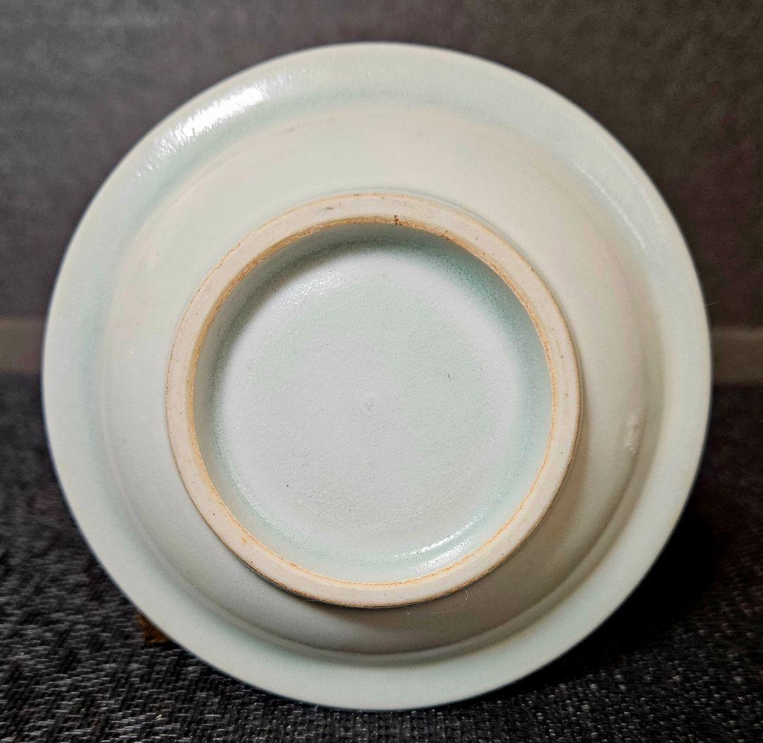 李朝コレクター放出品❗03.】李朝白磁 分院手 兜皿 小皿 時代産地不明