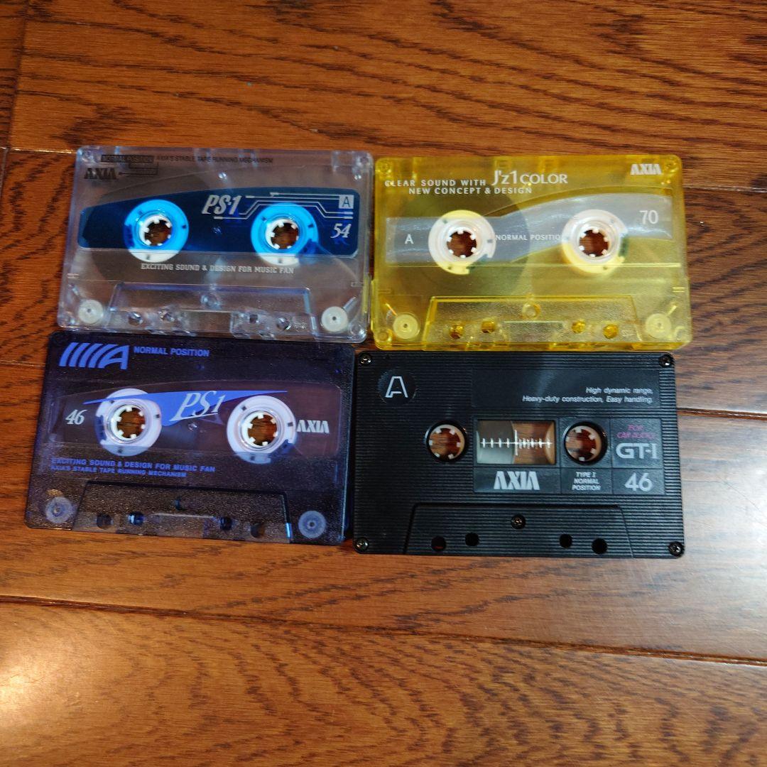 AXIA カセットテープ 4本セット - メルカリ