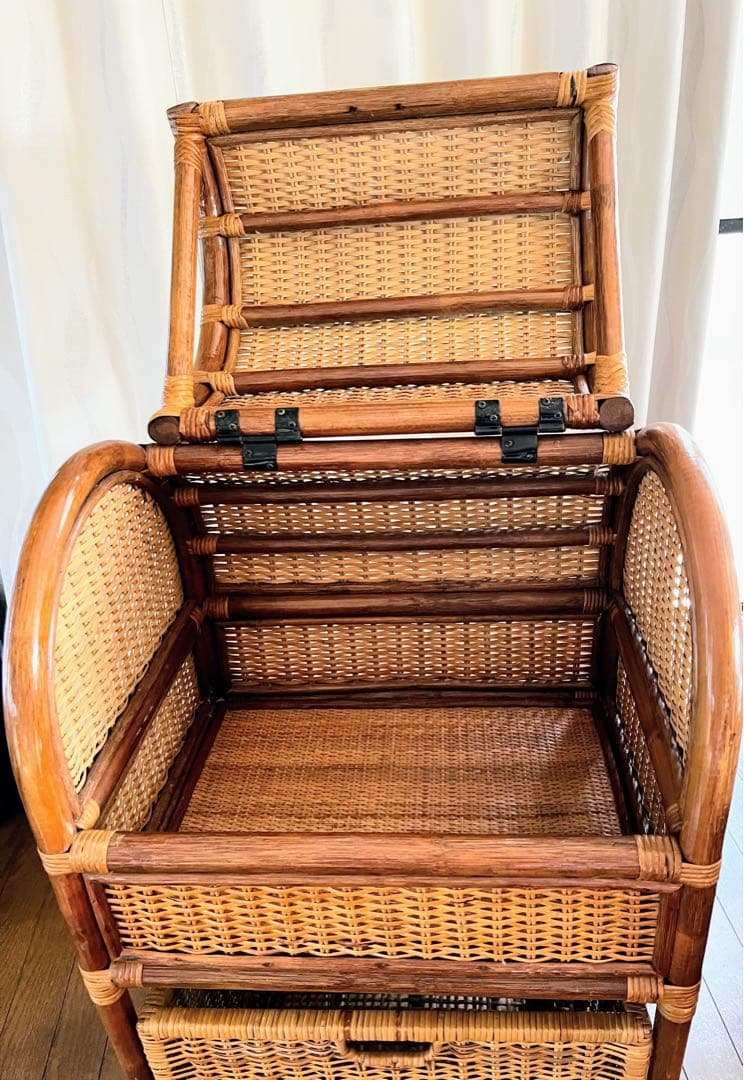 東馬 TOHMA ガラスワゴン キャビネット 強化ガラス 希少 ホワイト