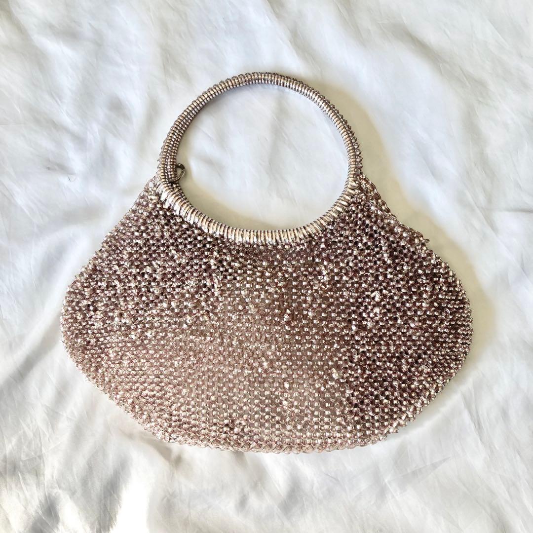 新品　アンテプリマ　ワイヤーバッグ　フラワービジュー　ハンドバッグ　PVC