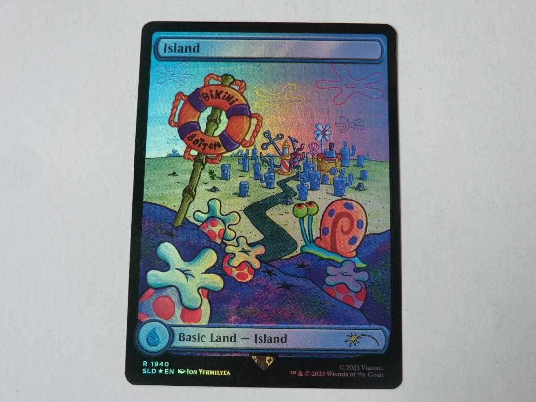 MTG 山（フルアート）SpongeBob 英数量変更可 15枚セット