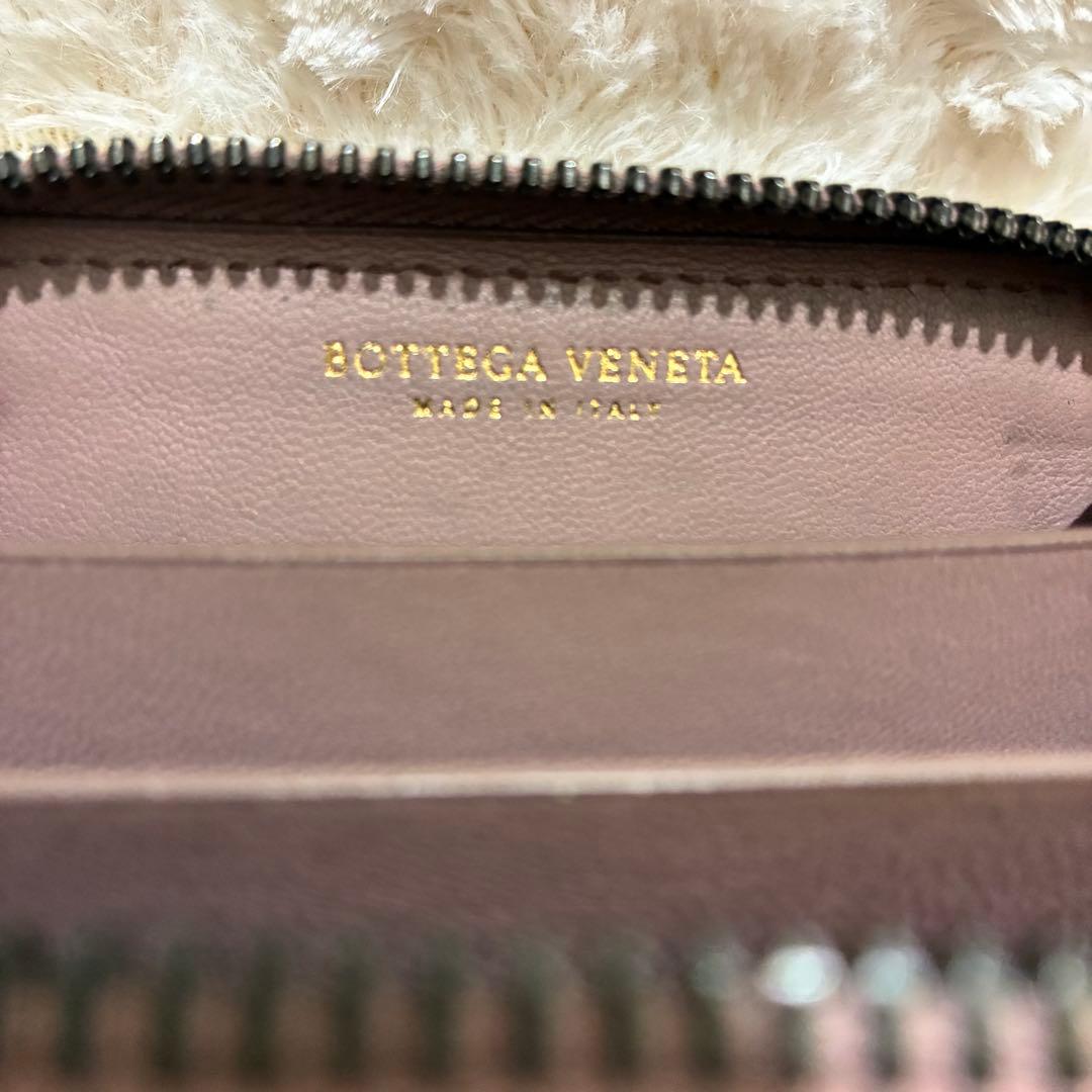 BOTTEGA VENETA レザーケース ベージュピンク