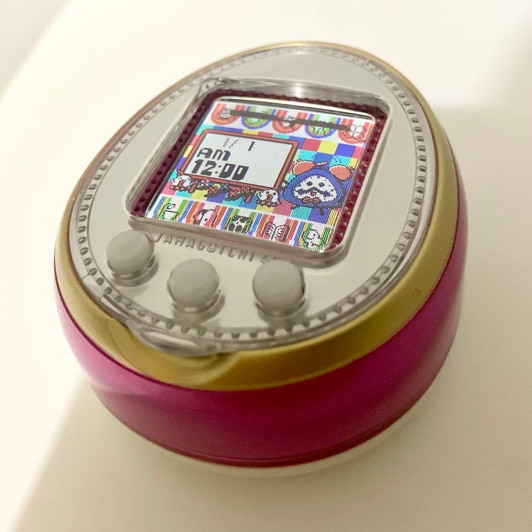 動作OK◎たまごっち4U ピンク ストラップ付き