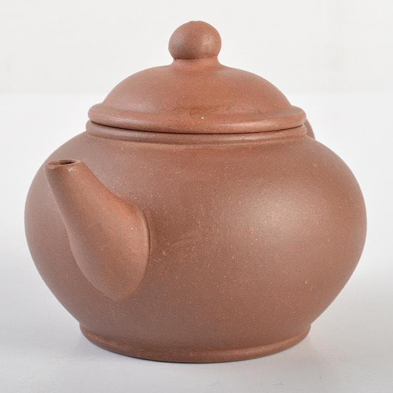 中国　中国宣興銘　紫砂　朱泥　急須　茶壷　D　R7177