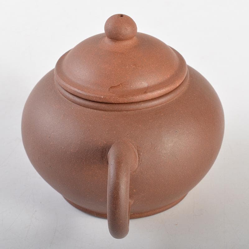 中国　中国宣興銘　紫砂　朱泥　急須　茶壷　D　R7177