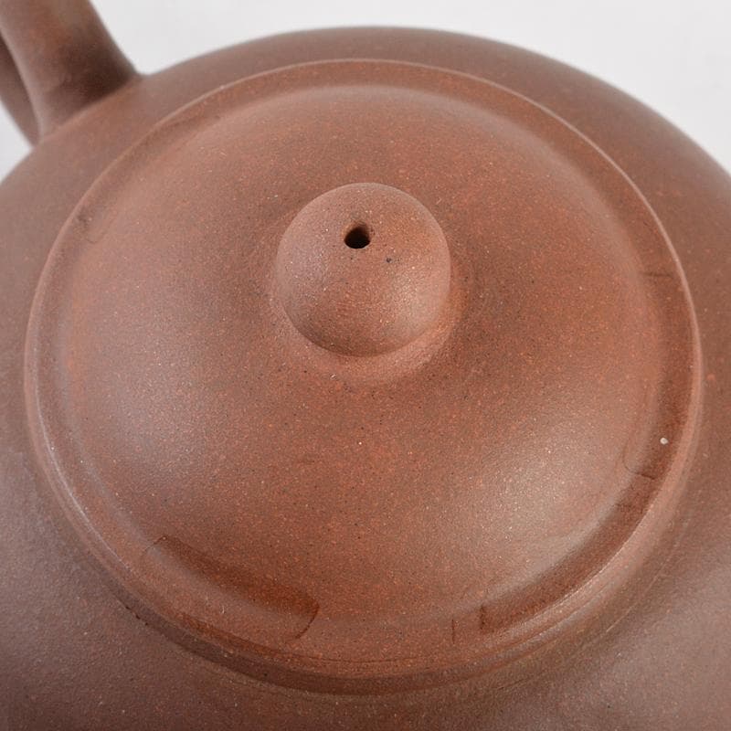 中国　中国宣興銘　紫砂　朱泥　急須　茶壷　D　R7177