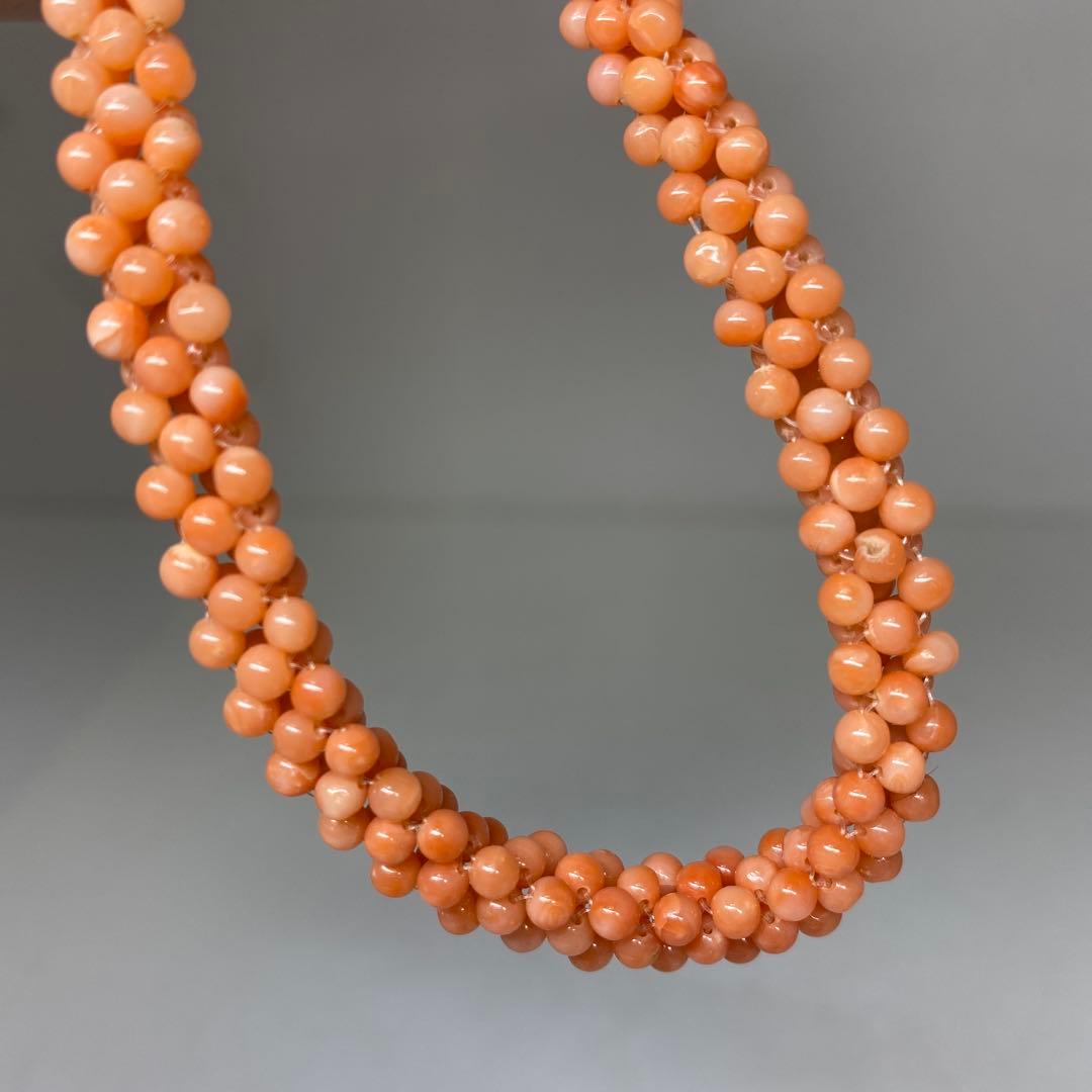 本桃色珊瑚ネックレス 148g トヒオ 東さ7-0216☆2Fの通販はau PAY