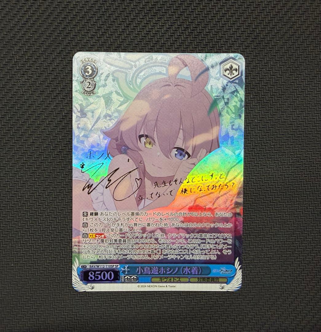 小鳥遊ホシノ(水着) SP WS サイン SP 小鳥遊ホシノ(水着)(サイン入り) 販売 | ブルーアーカイブ