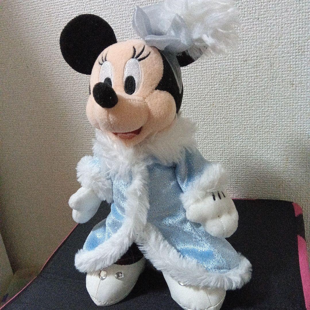 ビッグバンドビートミッキーミニー白タキ 水色ドレスぬいぐるみセット