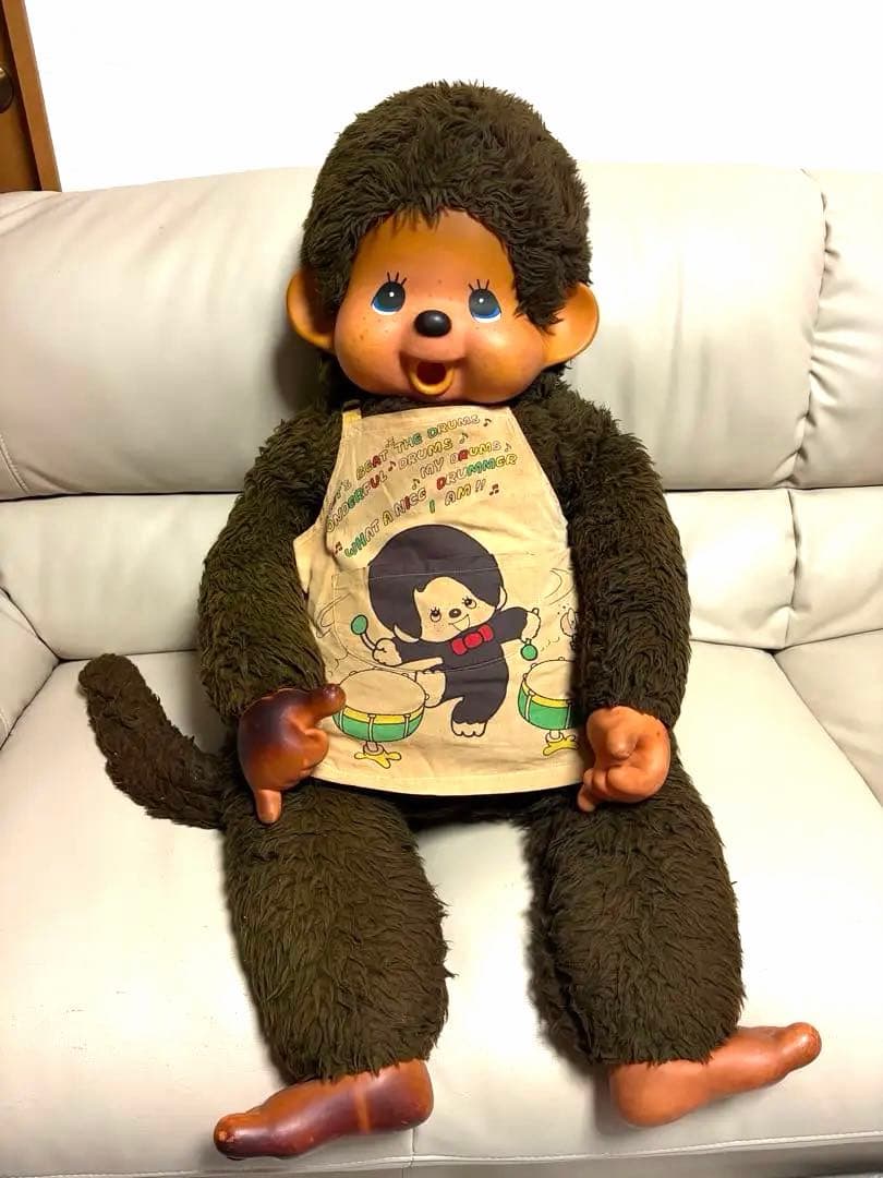 昭和レトロ 1974年セキグチのモンチッチ特大ぬいぐるみ - メルカリ