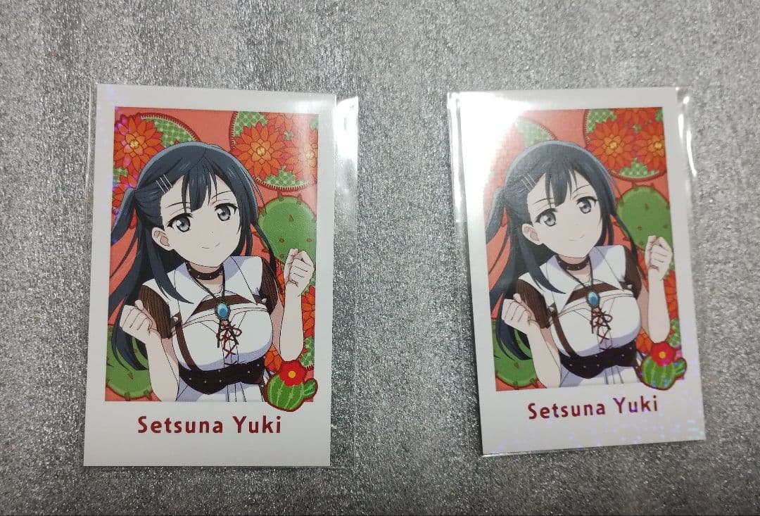 ラブライブ！虹ヶ咲 優木せつ菜 フォト風カード FLOWER MUSIC セット