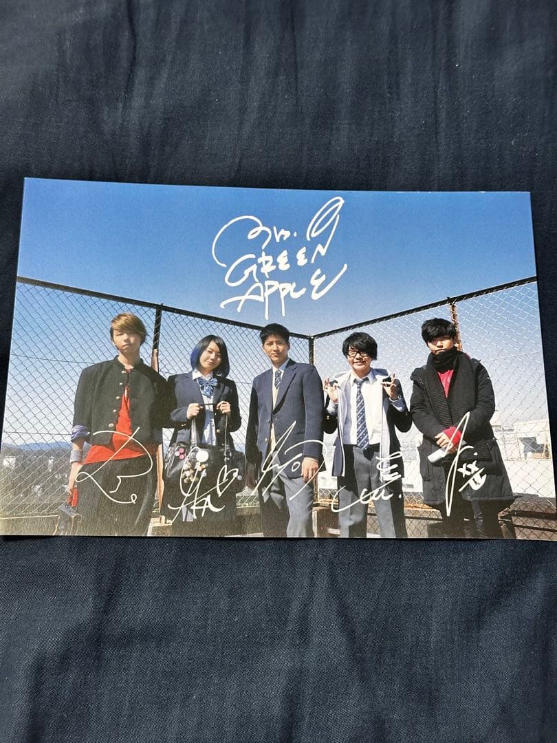 Mrs. GREEN APPLE サイン入りポストカード ラババン - メルカリ