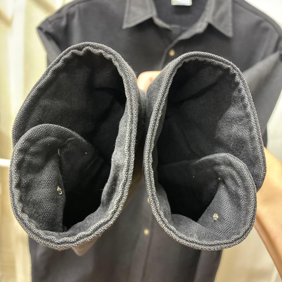 【USA製】 Carhartt ダークグレー シャツジャケット 厚手生地 XL