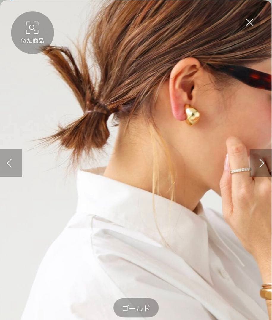 CELERI ピアス CELERI/セルリ】HOOP PIERCE GOLD（ピアス（両耳用