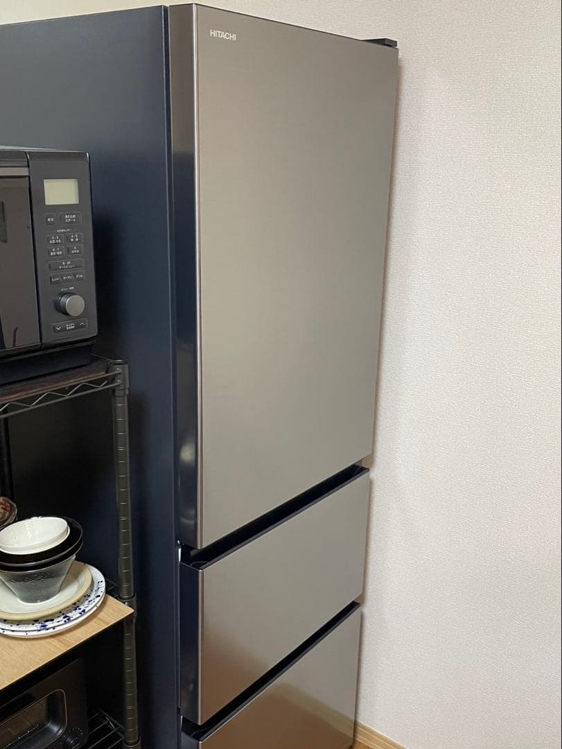 HITACHI R-V38V(S) 375L 冷蔵冷蔵庫　右開き