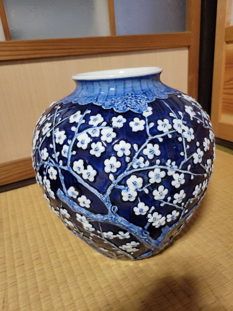 有田焼花瓶 共箱付 古美術品