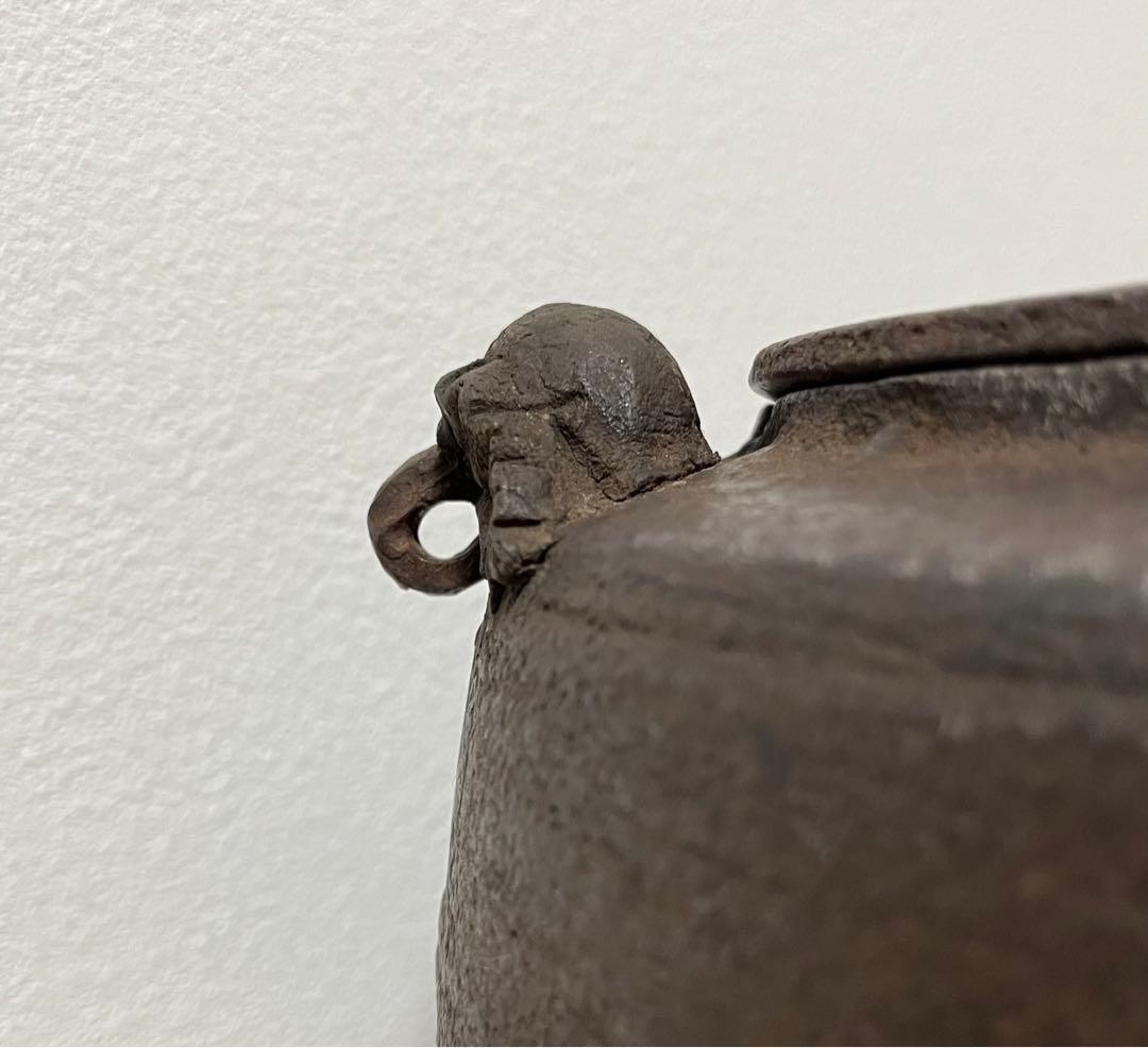 茶道具 阿弥陀堂釜 風炉・炉兼用 庄司光洞造 中古品 送料込み