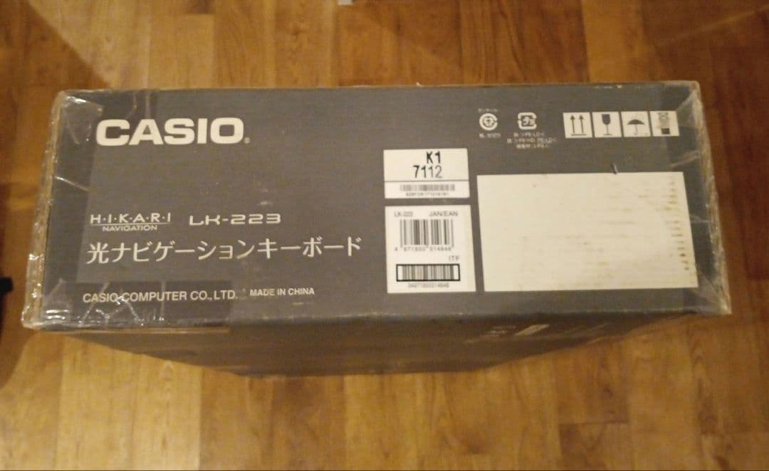 新品未開封品 CASIO 61標準鍵 光ナビゲーションキーボード LK-223