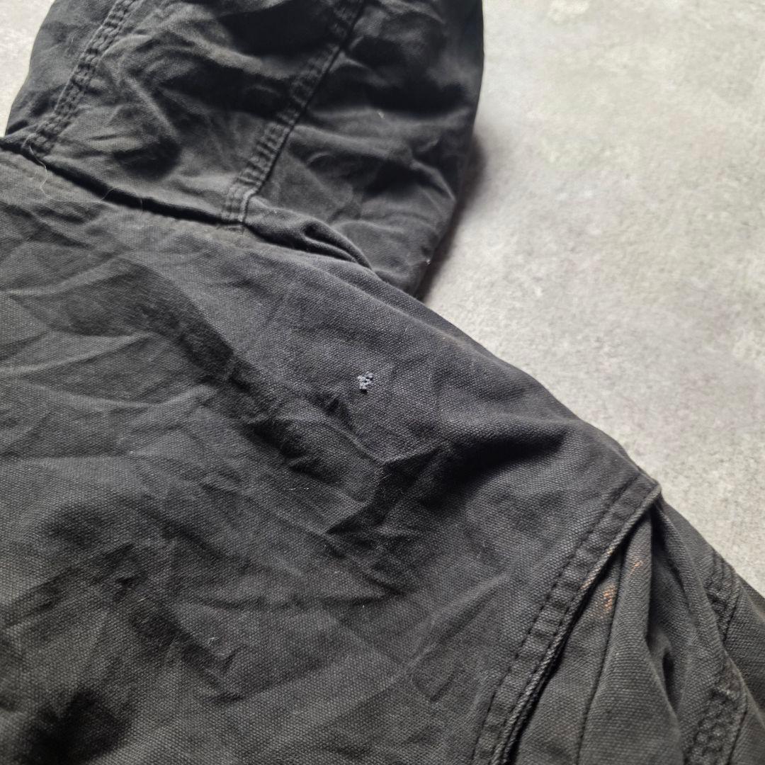 BRAZOSダック地アクティブジャケットフーディー企業ロゴフェードグランジボロL