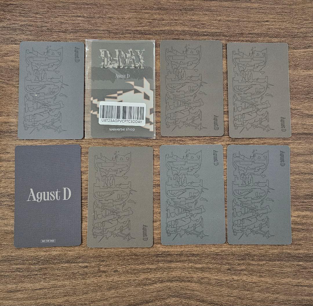BTS AgustD SUGA ユンギ 特典 USA 限定 トレカ フォトカード