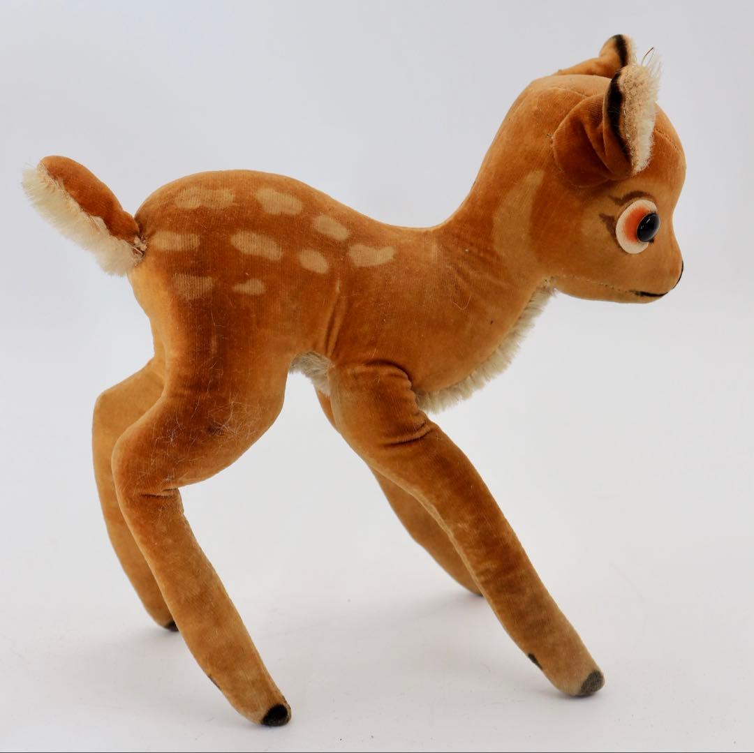 ビンテージ STEIFF バンビ ボタンタグ有り 約22cm