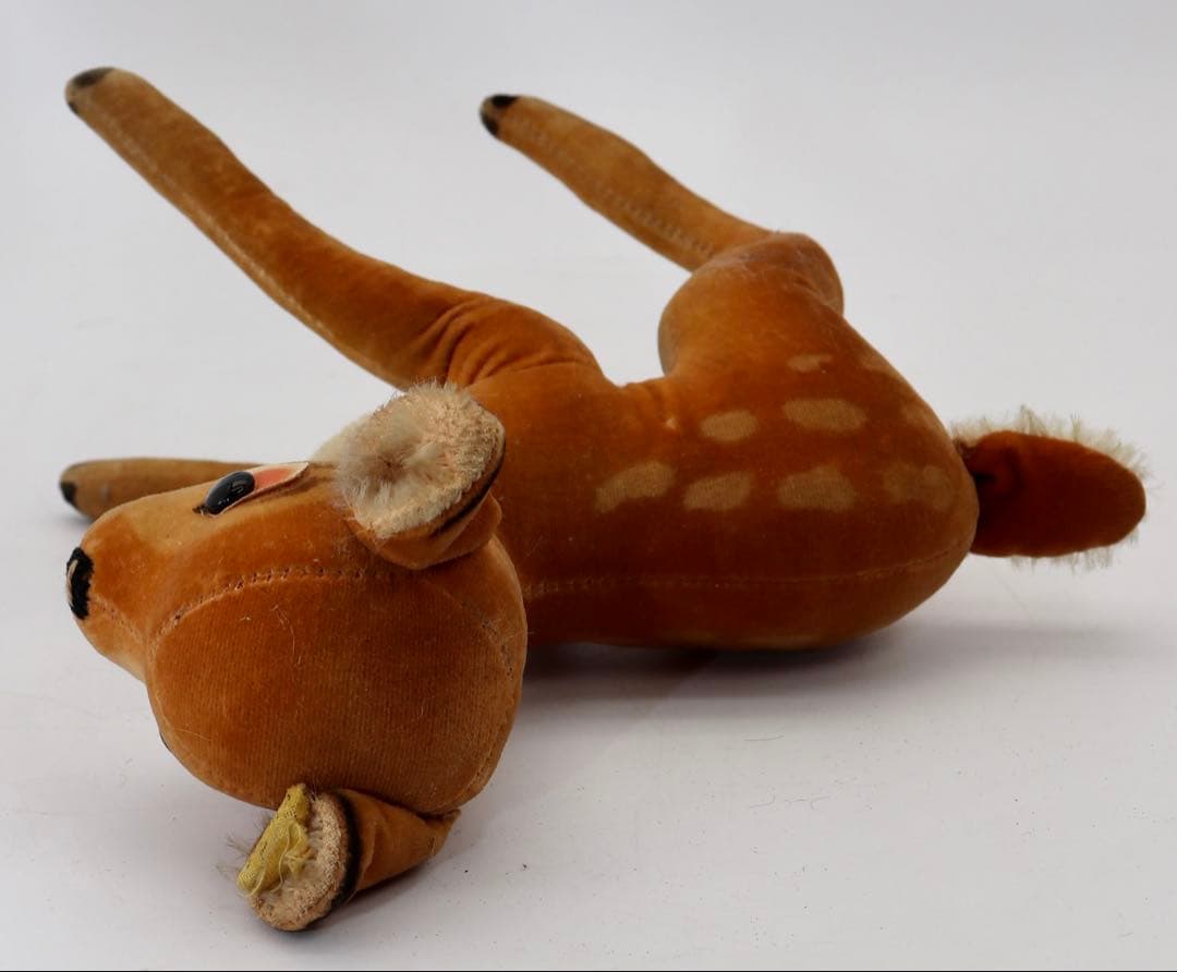 ビンテージ STEIFF バンビ ボタンタグ有り 約22cm