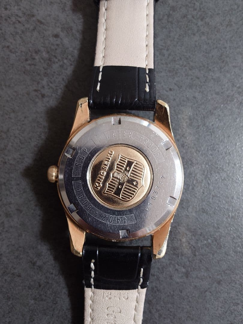 KING　SEIKO 44ks 4402-8000 盾メダリオン　ゴールド