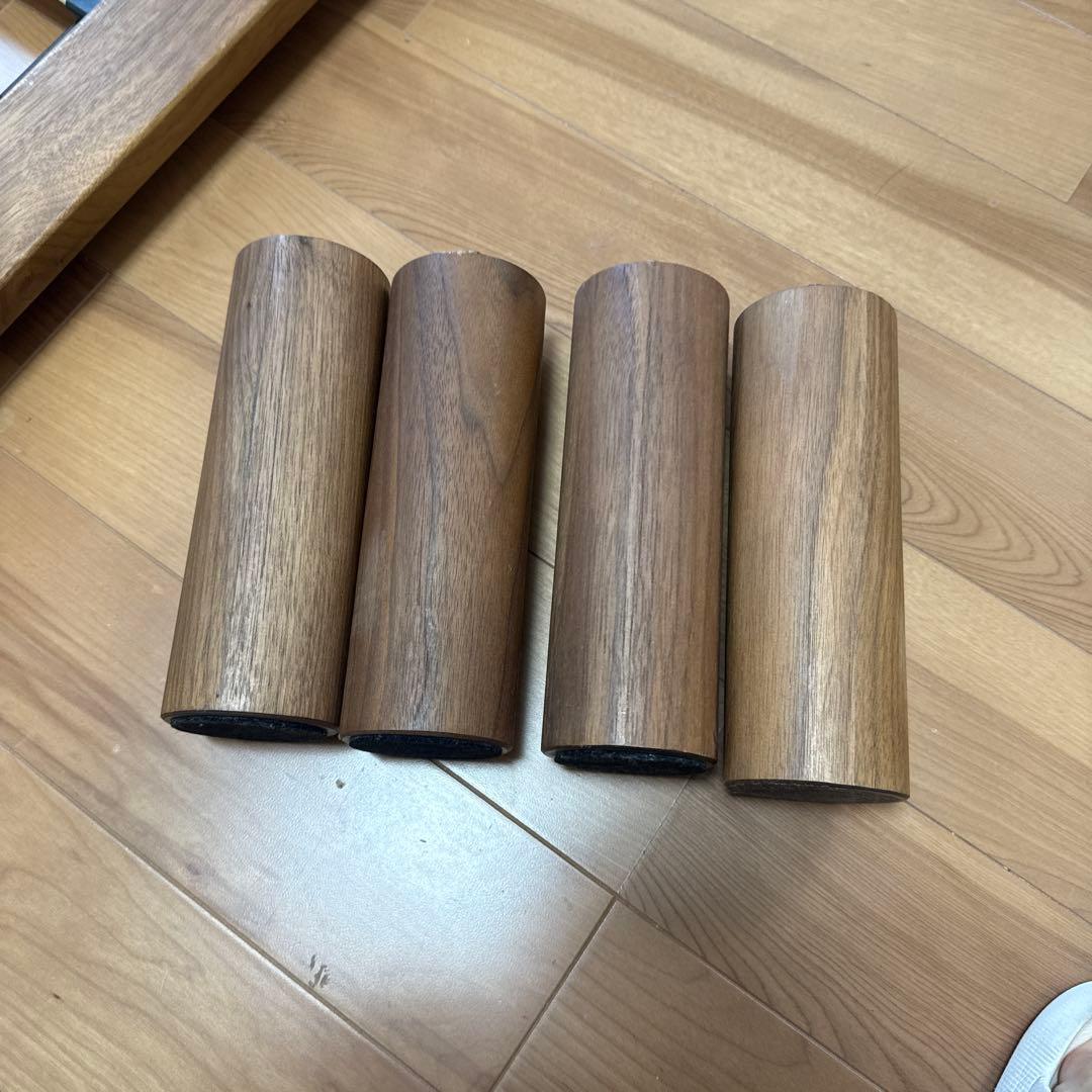 無印良品 シングルベッドフレーム 旧タイプ　訳あり品　ウォールナット