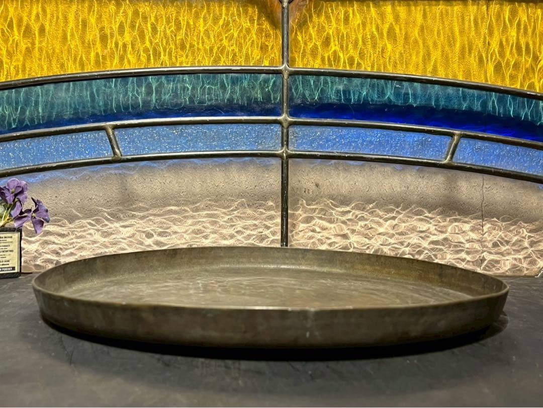 真鍮 パレット トレイ アンティーク インテリア ビンテージ 希少