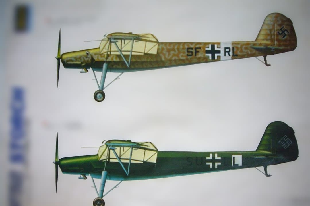 WWⅡ ドイツ軍用機 大型モデル GIGANT, STORCH 2個セット