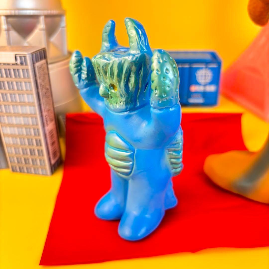 マルサン トルトス海人 ウルトラ怪獣シリーズ パチ ソフビ　マルパぺおまけ付