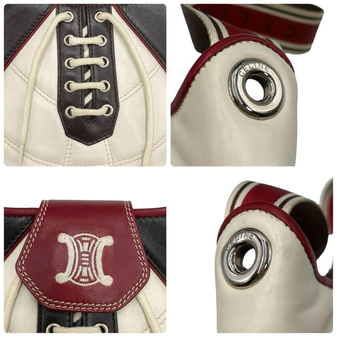 6184 美品 セリーヌ トリオンフ 2002年記念日韓ワールドカップ バッグ