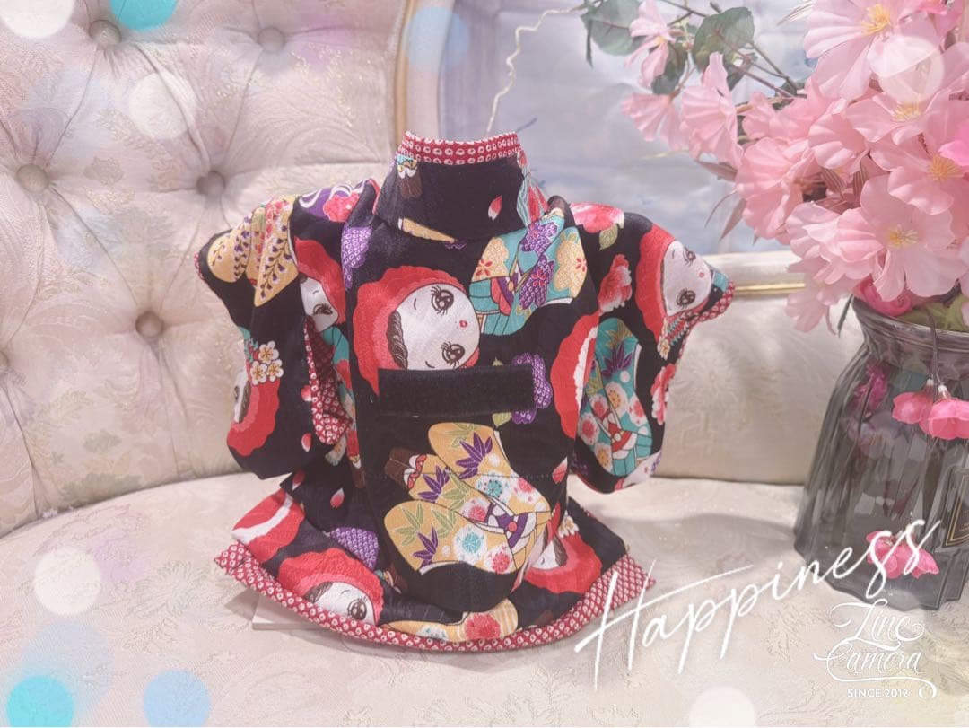 B398.pon2pan2☆オーダー☆犬お着物☆犬2ウェイお着物