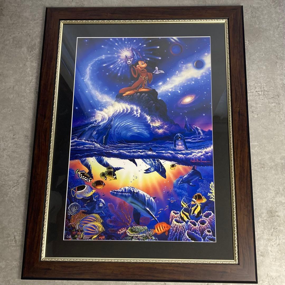 ラッセン　ディズニー　コラボ作品　ソーサラー・オブ・ザ・シーズ　ディズニー ラッセン ディズニー コラボ作品 ソーサラー・オブ・ザ・シーズ