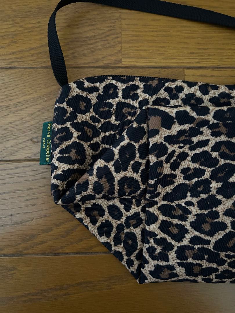 Hervé Chapelier 2885F ショルダーバッグ S ヒョウ柄