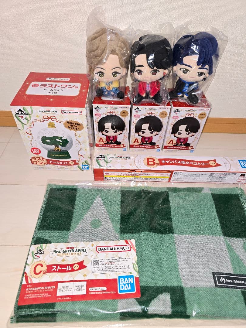 一番くじ　ミセス　A賞　B賞　C賞　ラストワン賞 Mrs. GREEN APPLE クローソン 1番くじ A賞、B賞、ラストワン Mrs