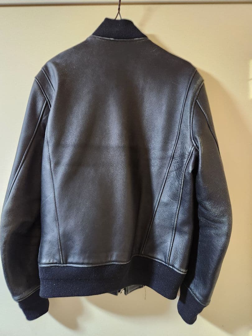 666Leather Wear 稀少MAー1Typeジャケット M ブラック