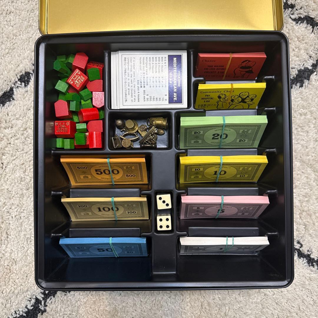 モノポリー◆1935年 記念版◆復刻版 限定版 缶入り コレクション