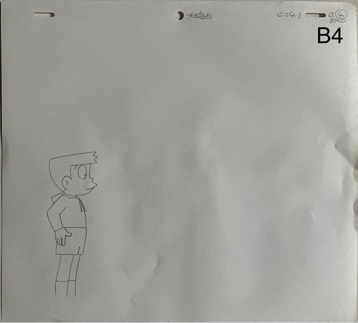 ドラえもん　のび太・ジャイアン・しずか・スネ夫 セル画20枚＋原画セット