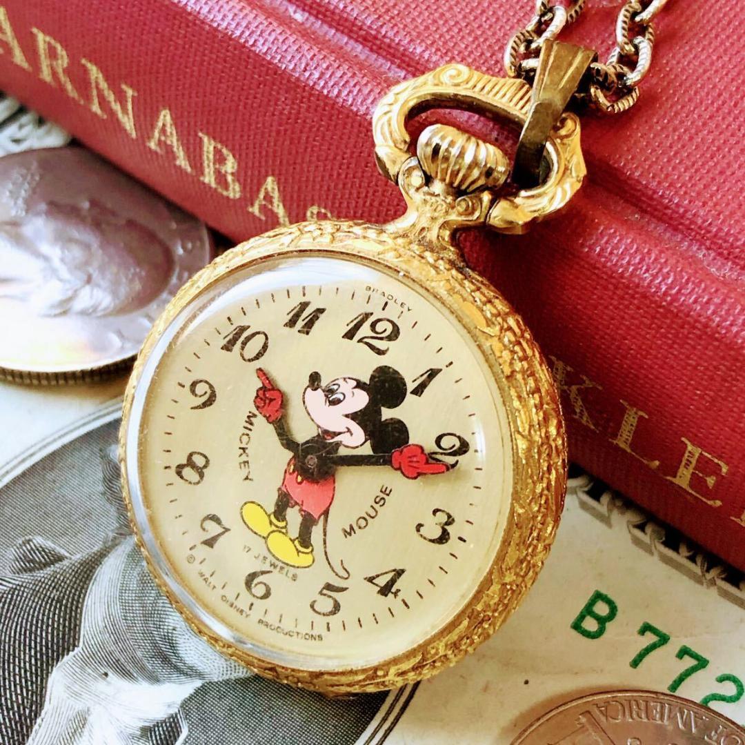 ミッキーマウス 懐中時計 レア 7500個限定 レア☆ミッキーマウス
