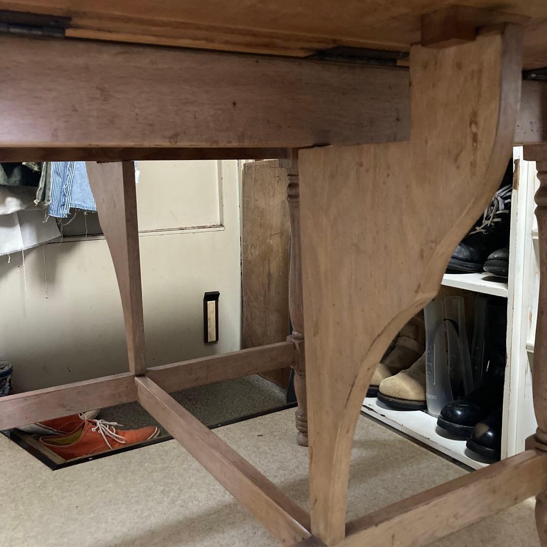 送料込み　ダイニングテーブル　直接引取り可　ヴィンテージ　アンティーク