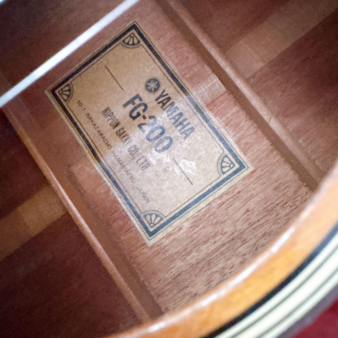 弦交換済】1970年代製 ジャパンヴィンテージ YAMAHA FG-200