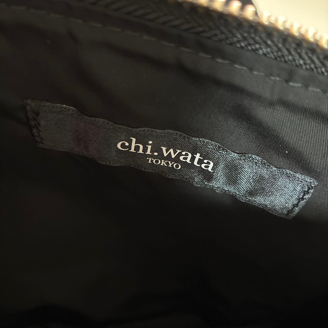 chi.wata チワタ ボディバッグ ショルダーバッグ ブラック 黒
