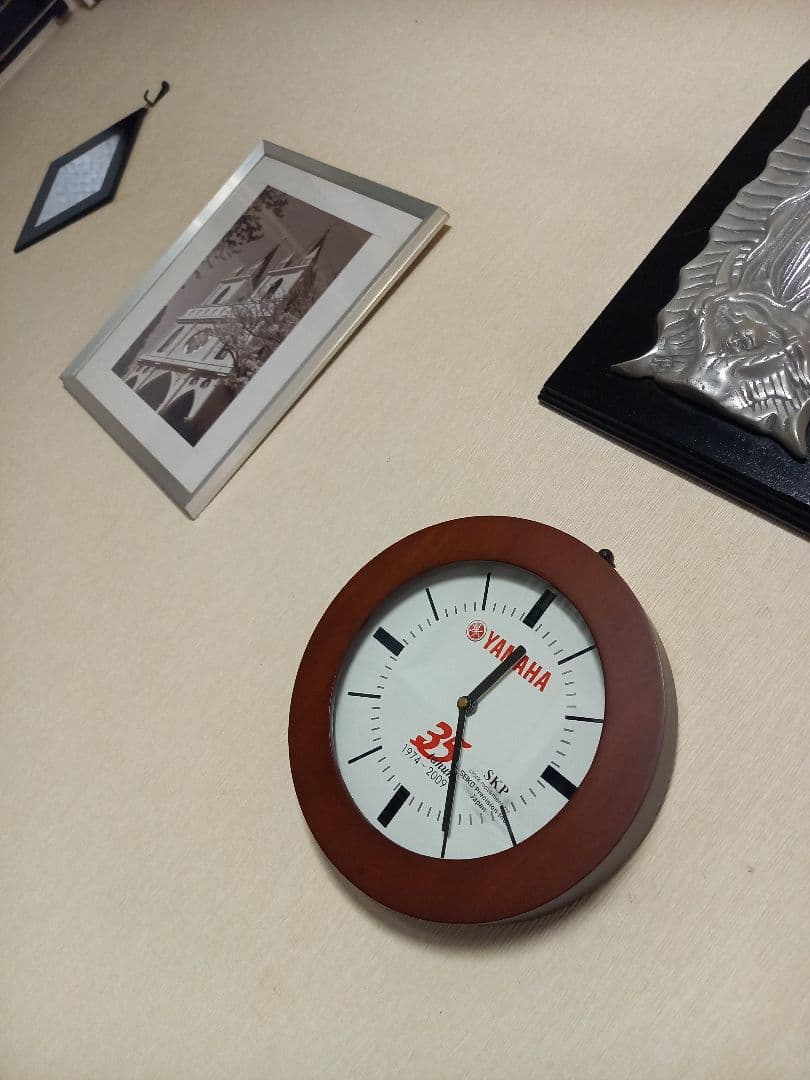 非売品 ヤマハ ノベルティ セイコー プレシジョン 壁掛け時計 - メルカリ