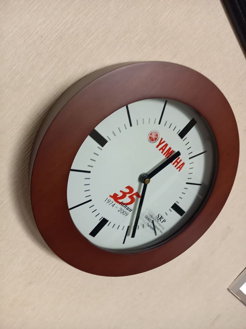 非売品 ヤマハ ノベルティ セイコー プレシジョン 壁掛け時計 - メルカリ
